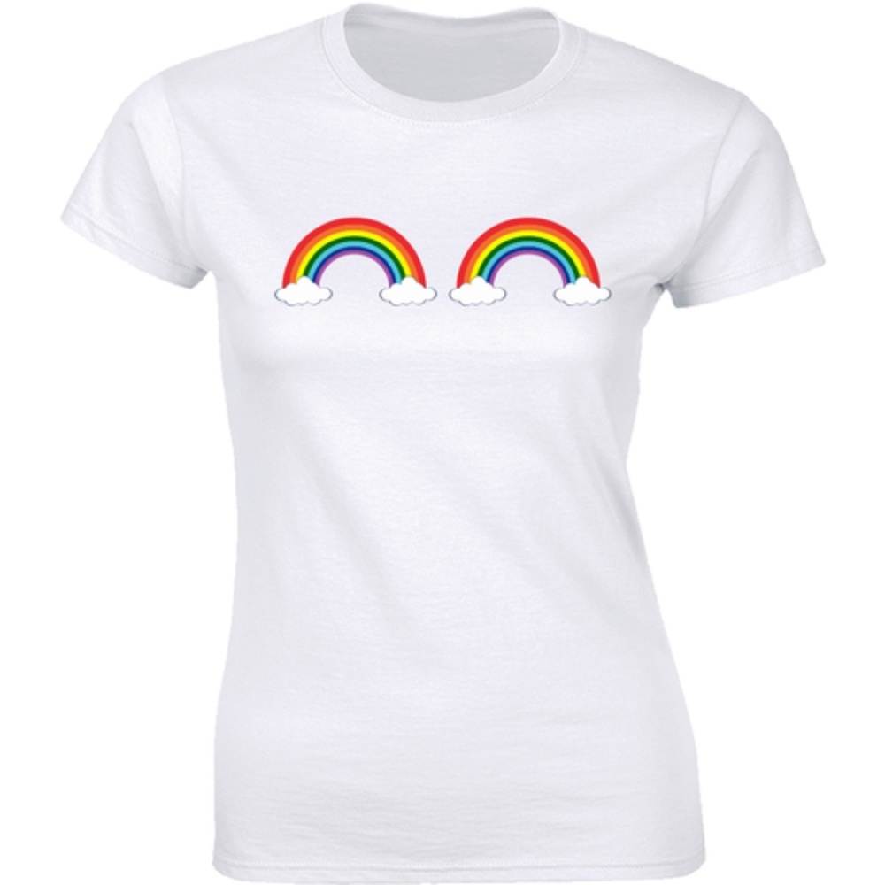 Rainbow Gay Pride Pocket Festival Freedom T-shirt